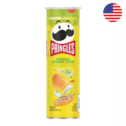 Pringles Mexican Street Corn mexikói tradicionális sült kukorica ízű chips 158g Amerika