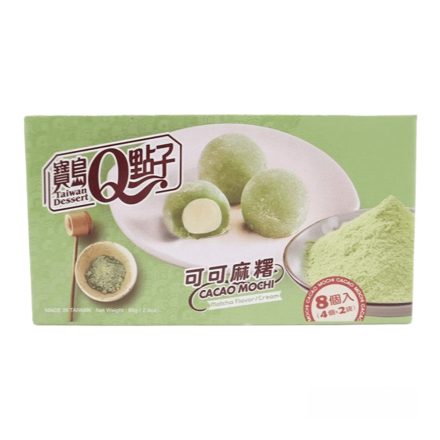 QMOCHI Mochi Cake kakaós és Matcha ízű 80g