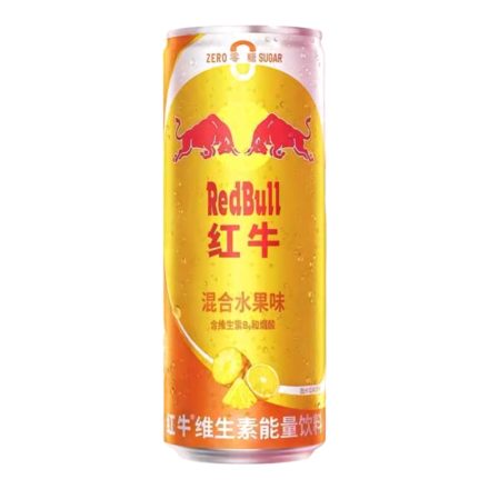 RED BULL MIXED FRUIT ízű energiaital cukormentes Thaiföld 325ml