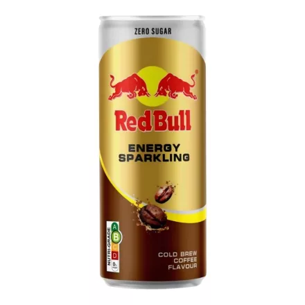 Red Bull Cold Brew Coffee cukormentes kávés energiaital 250ml Thaiföld