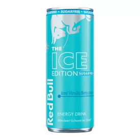   Red Bull Ice Edition jeges vanília bogyó ízű cukormentes energiaital 250ml