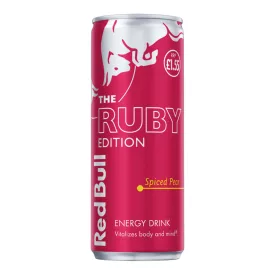   Red Bull The Ruby Edition Fűszeres körte ízű energiaital 250ml Anglia