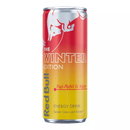 Red Bull Winter Edition Fuji Apple & Ginger fuji alma és gyömbér ízű energiaital 250ml