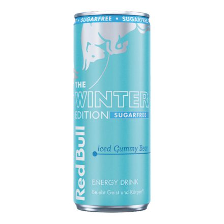 Red bull Winter edition cukormentes jeges gumimaci ízben 250ml