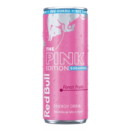 Red bull pink edition Forest Fruits erdei gyümölcs ízesítésű cukormentes energiaital 250ml