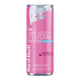   Red bull pink edition waldbree vad bogyós gyümölcs ízesítésű cukormentes energiaital 250ml