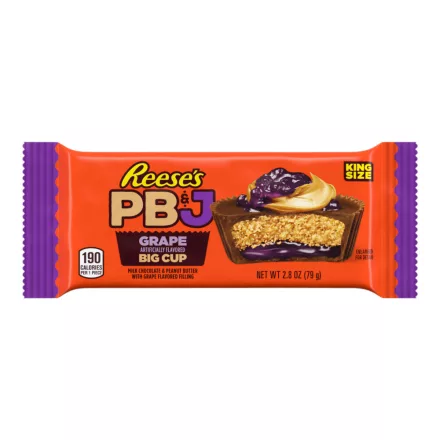 Reeses Big Cup King size PB&J szőlődzsemes mogyoróvajas ízű csoki 79g Amerika