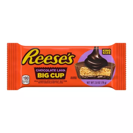 Reeses Chocolate Lava Big Cup king size folyékony csokis töltelékes csokoládé 79g Amerika