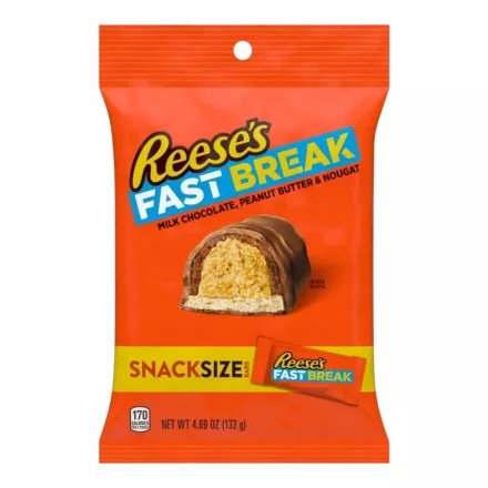  Reeses Fast Break mogyoróvajkrémmel töltött ropogós ostya csokik 132g Amerika