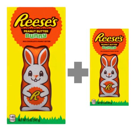 1+1 Reeses Peanut Butter Bunny mogyoróvajas nyuszicsomag 2 x 141g