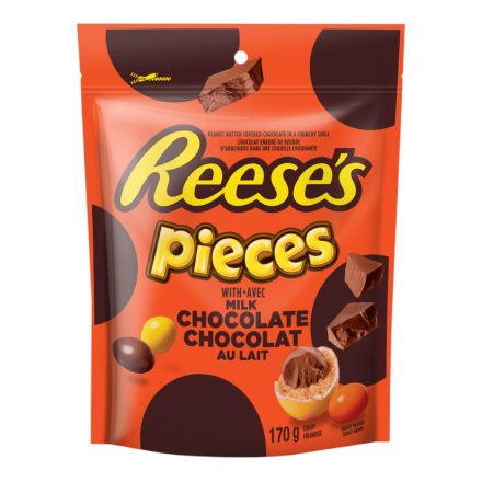 Reeses Pieces with Milk Chocolate mogyoróvajas tejcsokoládés cukor drazsé 170g