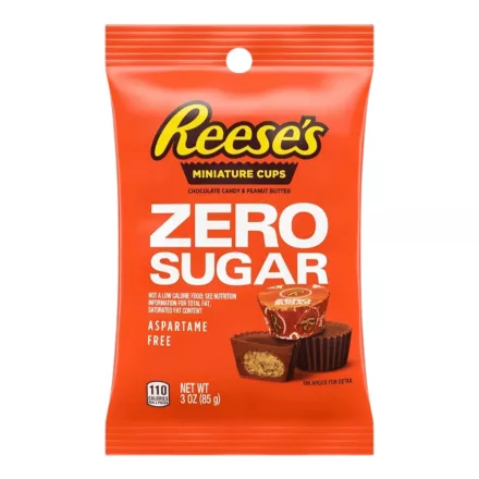 Reeses Zero Sugar Miniature Cups cukormentes mogyoróvajas csokoládé mini csészék 85g Amerika