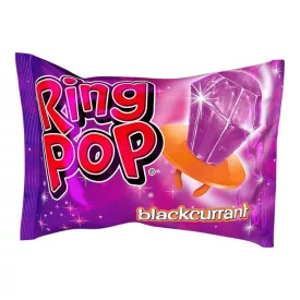 Ring Pop nyalóka gyűrű fekete ribizli ízben 10g
