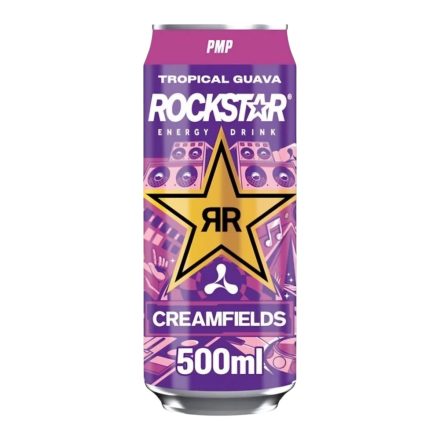 Rockstar Punched Tropical Guava ízű energiaital limitált kiadás 500ml Anglia