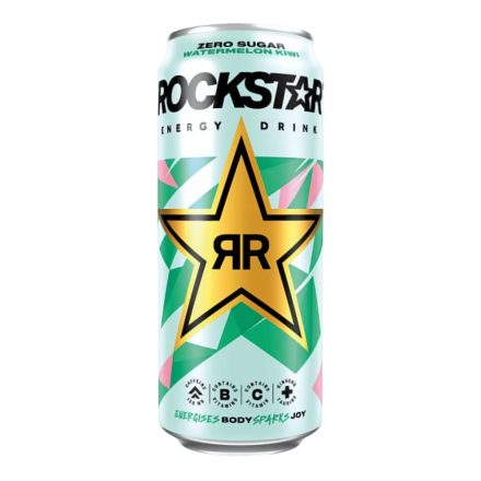 Rockstar Görögdinnye és kiwi ízű cukormentes energiaital 500ml Anglia