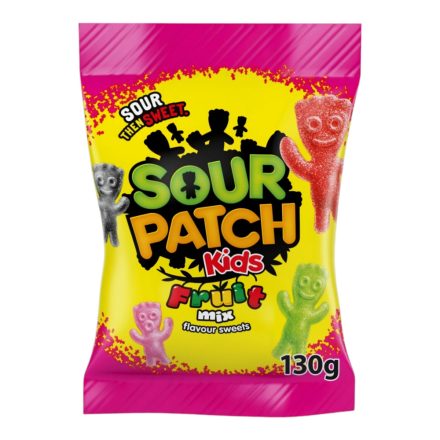 SOUR PATCH KIDS FRUIT MIX GYÜMÖLCSÖS SAVANYÚ GUMICUKOR 130G