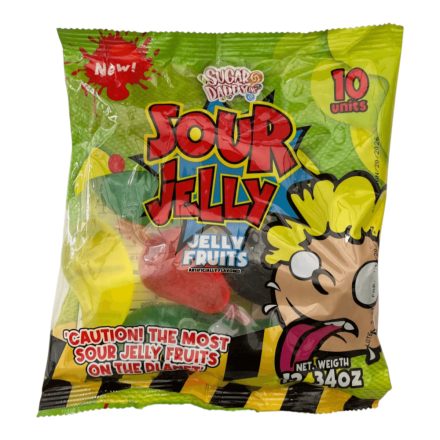 SUGAR DADDY SOUR JELLY FRUITS 350G