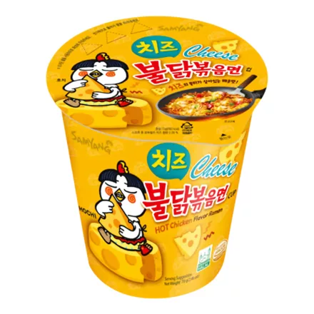 Samyang Buldak sajtos csípős csirkés ízesítésű tészta 70g Korea