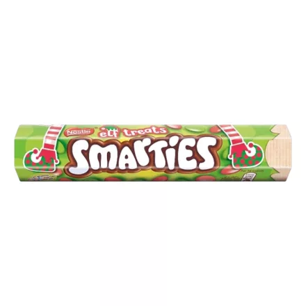  Smarties Elf Treats tejcsokoládés karácsonyi drazsék 120g Anglia