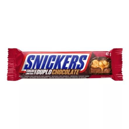  Snickers Double Chocolate duplacsokis csoki 42g Brazília