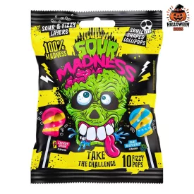   Sour Madness Extra Savanyú koponya alakú nyalóka válogatás 90g