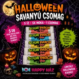     Sour Patch Kids Big Kids Halloween savanyú gumicukor válogatás 5 ízben 27,5g Amerika