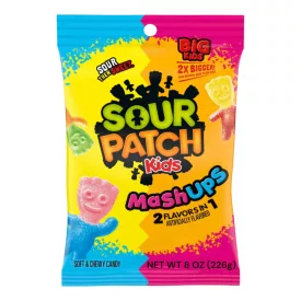   Sour Patch Kids MashUps savanyú gyümölcsös ízű gumicukor 226g Amerika