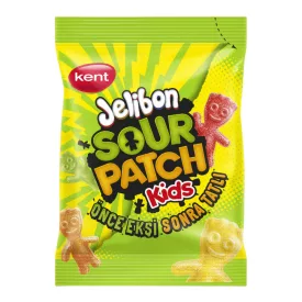   Sour Patch Kids Jelibon savanyú vegyes gyümölcsös gumicukor 40g