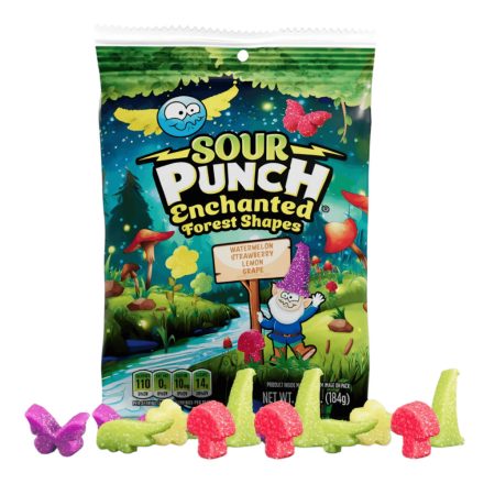 Sour Punch Enchanted Forest Shapes gumicukor 184g Amerika