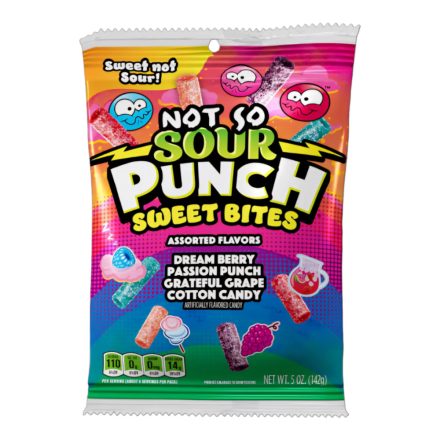 Sour Punch not so sour sweet bites négyes gumicukor válogatás 105g