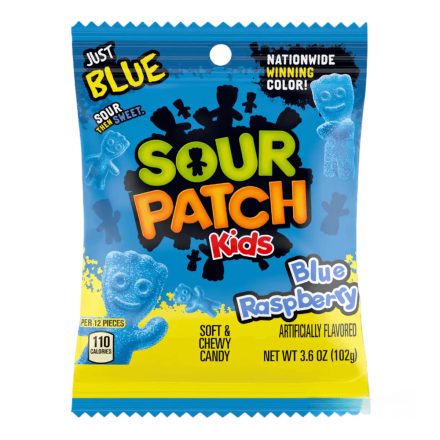 Sour Patch Kids Blue Raspberry Kék Málna 102g