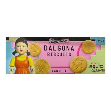  Squid Game Dalgona vaníliás keksz 140g