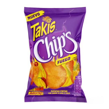  TAKIS CHIPS FUEGO HOT 80GR