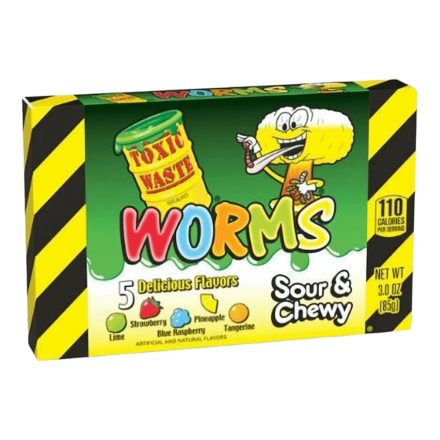 TOXIC WASTE WORMS THEATRE BOX 85G