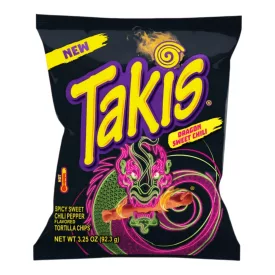   Takis Dragon Sweet Chili édes chili ízű csípős chips 92,3g Mexikó
