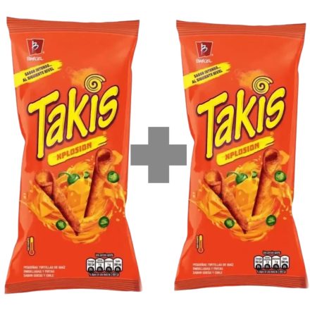  1+1 Takis Xplosion Chips MEXICO chips csomag 2x56g