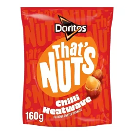   That’s Nuts Doritos Chilli Heatwave csípős ízű mogyoró snack 160g Anglia