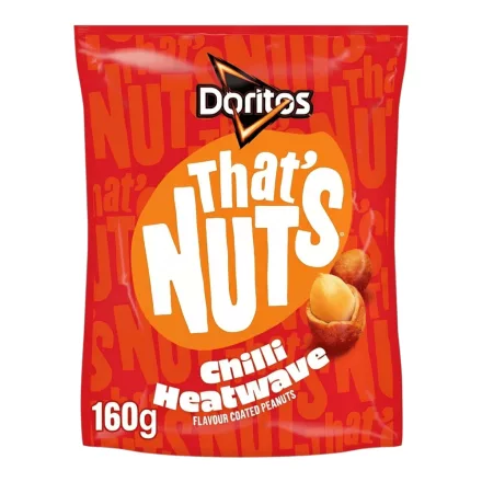 That’s Nuts Doritos Chilli Heatwave csípős ízű mogyoró snack 160g Anglia