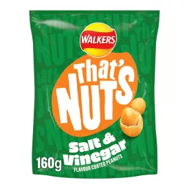   That’s Nuts Walkers Salt & Vinegar sós-ecetes ízű mogyoró snack 160g Anglia