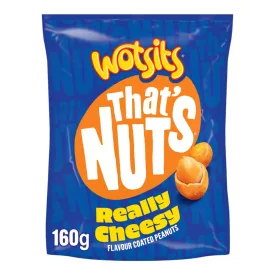   That’s Nuts Wotsits Really Cheesy extra sajtos ízű mogyoró snack 160g Anglia