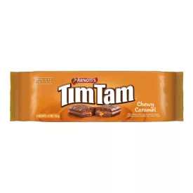   Tim Tam Chewy Caramel Biscuits karamellával töltött piskóta 175g Ausztrália