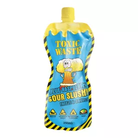   Toxic Waste Sour Slushy Blue Raspberry kék málna ízű savanyú jégkása 250ml