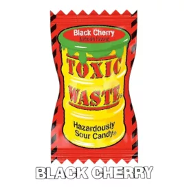   Toxic Waste fekete cseresznye ízű Extra savanyú cukorka 4g