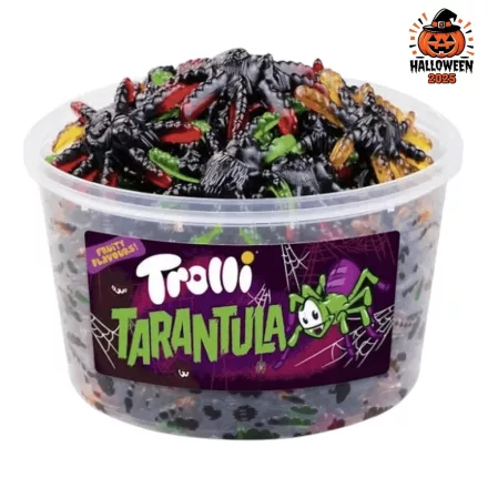 Trolli Gumicukor Tarantula tégelyes 975g Halloween