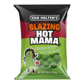   Van Holtens Blazing Hot Mama Pickle Balls uborkás csípős cukorka 104g