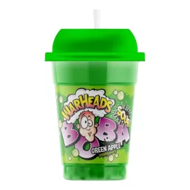    Warheads Boba savanyú zöldalmás ital pattogó cukros boba gyöngyökkel 400ml