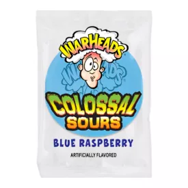 Warheads Colossal sours kék málna ízben 6g