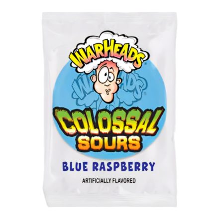 Warheads Colossal sours kék málna ízben 6g