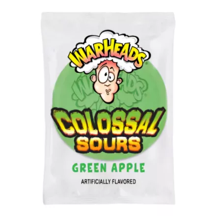 Warheads Colossal sours zöld alma ízben 6g
