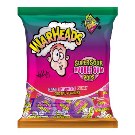Warheads Super savanyú nyalókák vegyes ízben 105g Amerika